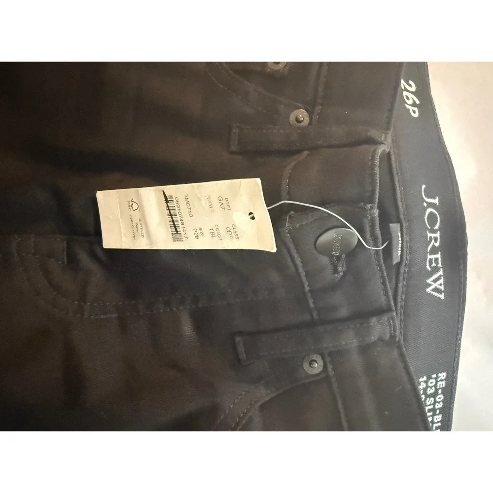 J.Crew Petite slim jean Black NWT Size‎ 26P